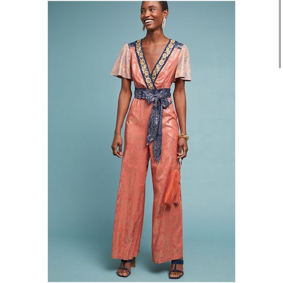 Beautiful Anthropologie jumpsuit - Picture 1 of 6